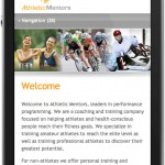 Athletic Mentors Mobile Website Design by The Imagination Factory